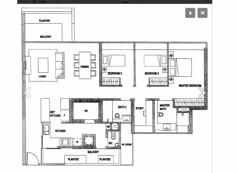 Floor plan, The Minton