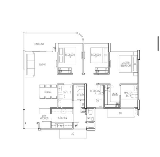 Floor plan, Riversound Residence