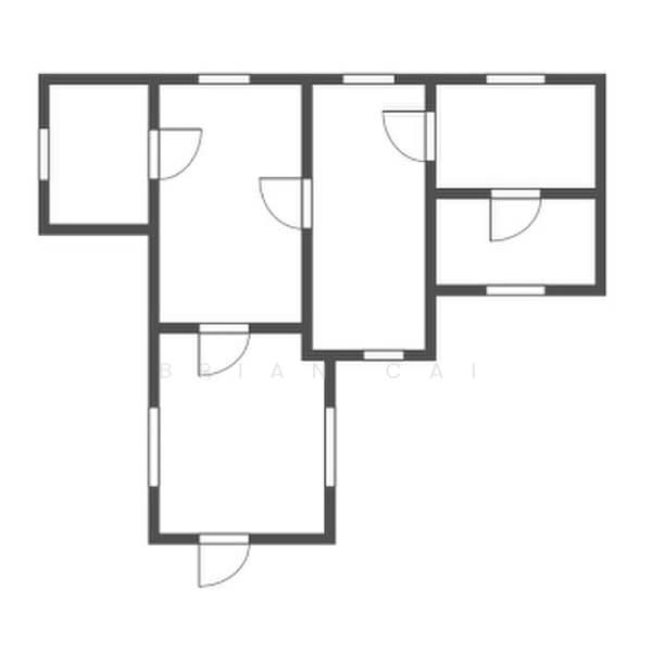 Floor plan, KJ Mansion