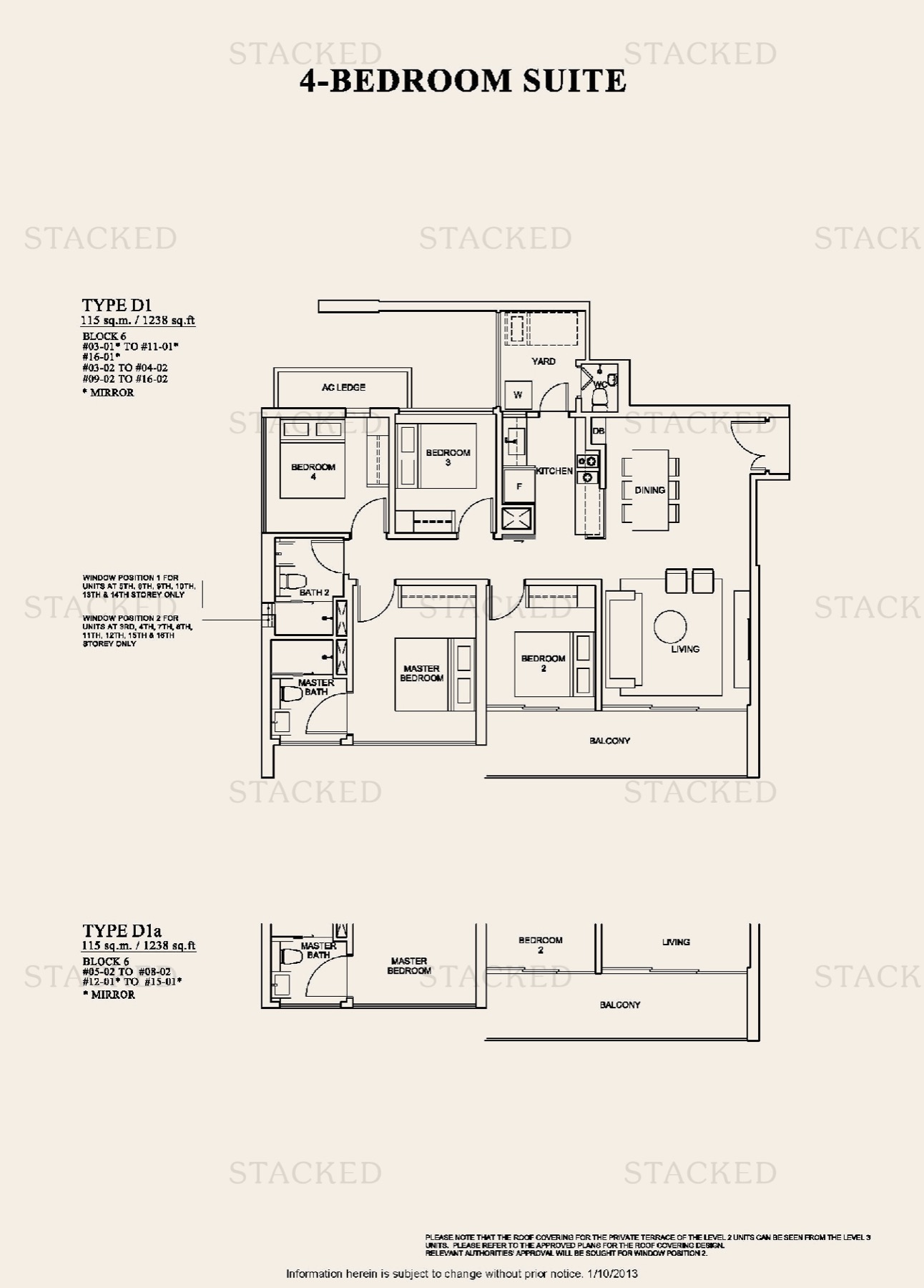 Floor plan, The Venue Residences